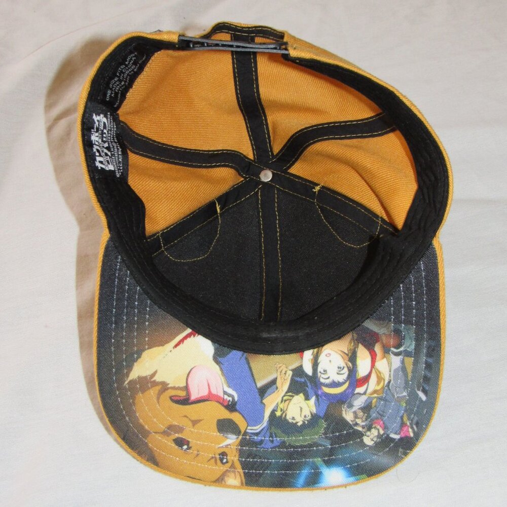 Cowboy Bebop Ein Data Dog Face Ears Snapback Hat Cap Adult One Size Anime - Picture 3 of 4